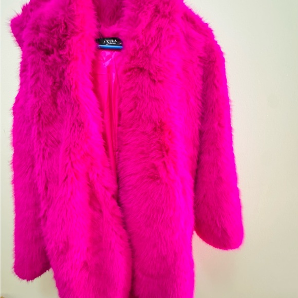 DAISY FAUX FUR COAT - Picture 3 of 4